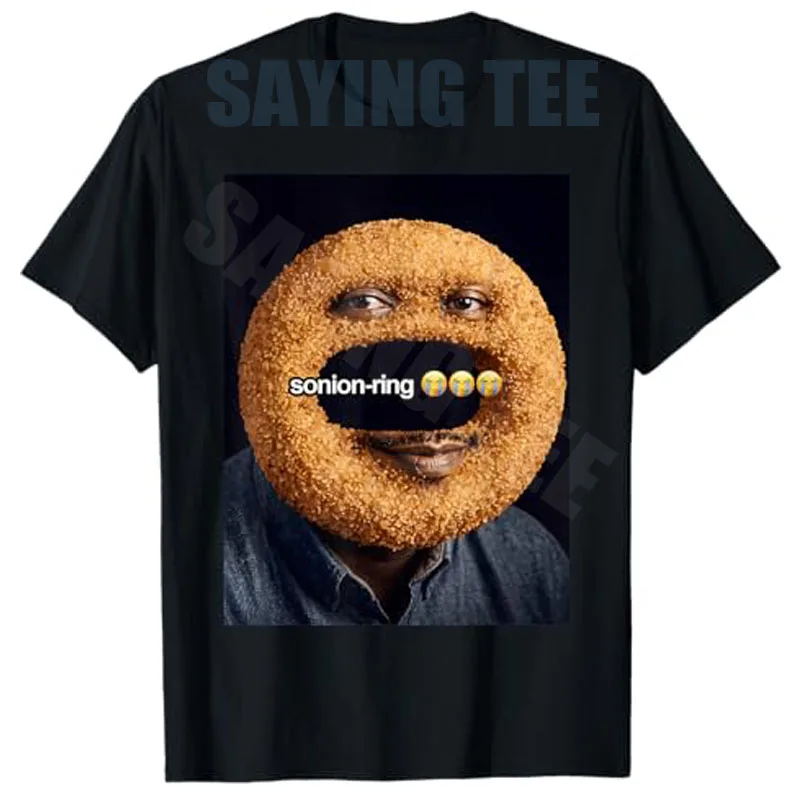 Funny SONION Ring Meme Son Brainrot T-Shirt Y2k Humor Men's Fashion Graphic Apparel Streetwear Clothes Short Sleeve Outfit Gift