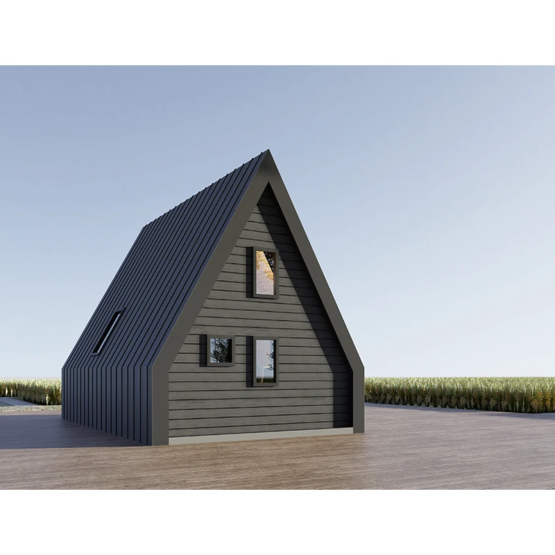 Luxury Modern Movable Triangular Frame Container Housing Residential Assemble Green Frame House Hotel For Sale