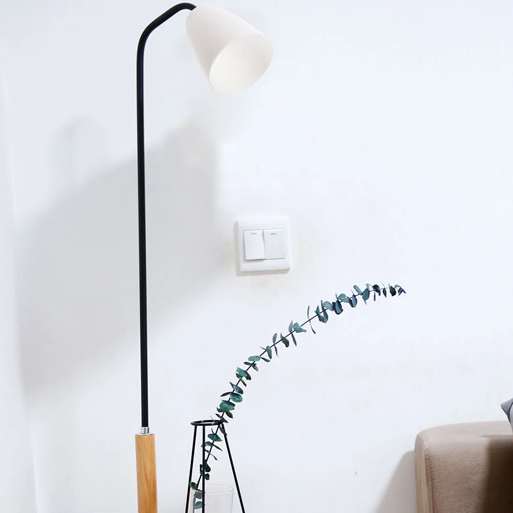 

2Pcs Plastic Lampshade Table Short Hair Inclined Head Wall Replacements Desk Lamp Cover Creative Shades Simple Light Bulb