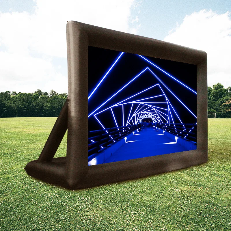 Inflatable Screen Outdoor Event Projection Screen Car Film Foldable Portable Movie Projection Cloth Casual Screen