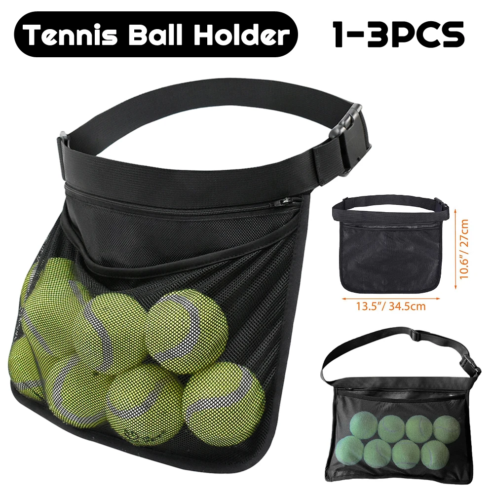 

Mesh Pickleball Band Wasit Pouch Adjustable Belt Waist Pack with Zipper Pocket for Pickleball Accessory for Women/Men/Teens