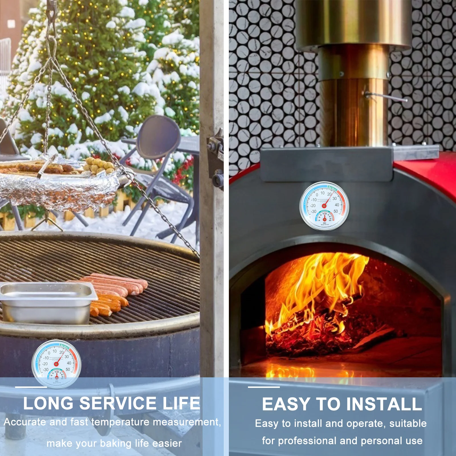 

Digital Hygrometer Thermometer -30 To 50°C Mini Temperature Humidity Meter For Refrigerator Freezer Cold Storage Use