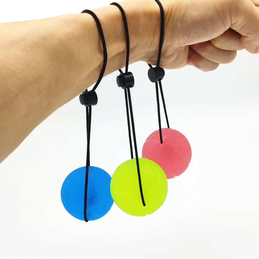 

TPE Hand Exercise Balls Premium Elasticity Stress Relief Forearm Strengthener Finger Power Training Massage Relaxation Portable