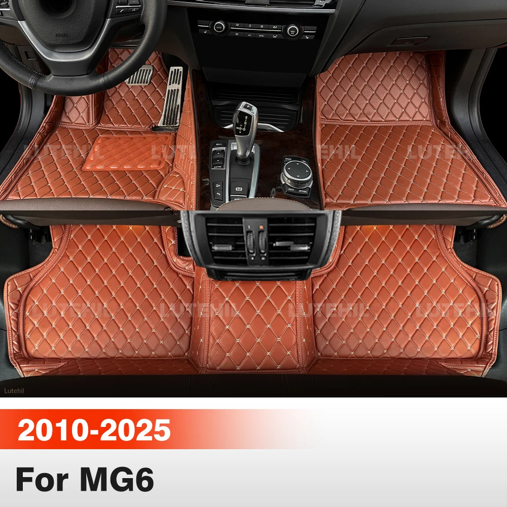 

For MG MG6 2010-2025 24 23 22 21 Car Floor Mats All Weather Carpet Cover Floor Liners Interior Protector Accessories