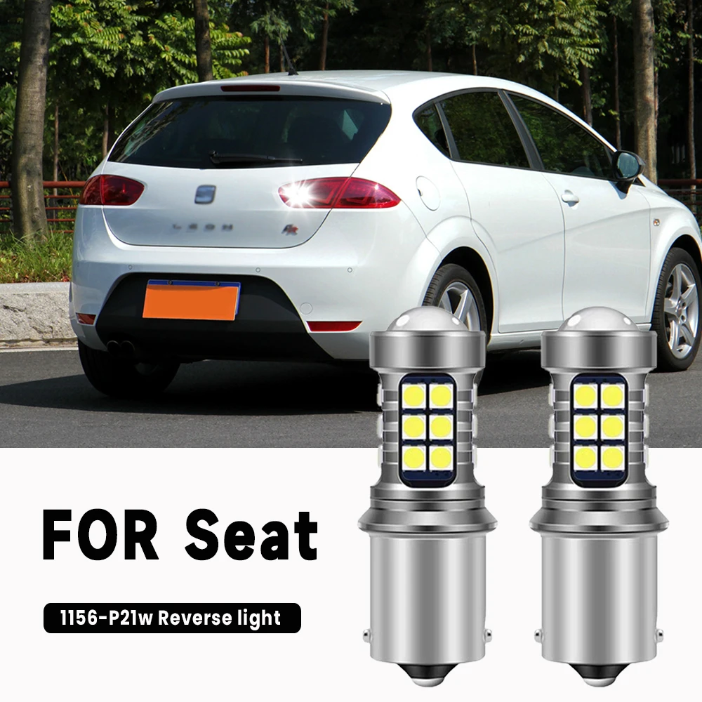 2pcs LED Backup Light Reverse Lamp Canbus Accessories For para Seat Leon MK1 1 M 2 MK2 1999-2012 2006 2007 2008 2009 2010 2011