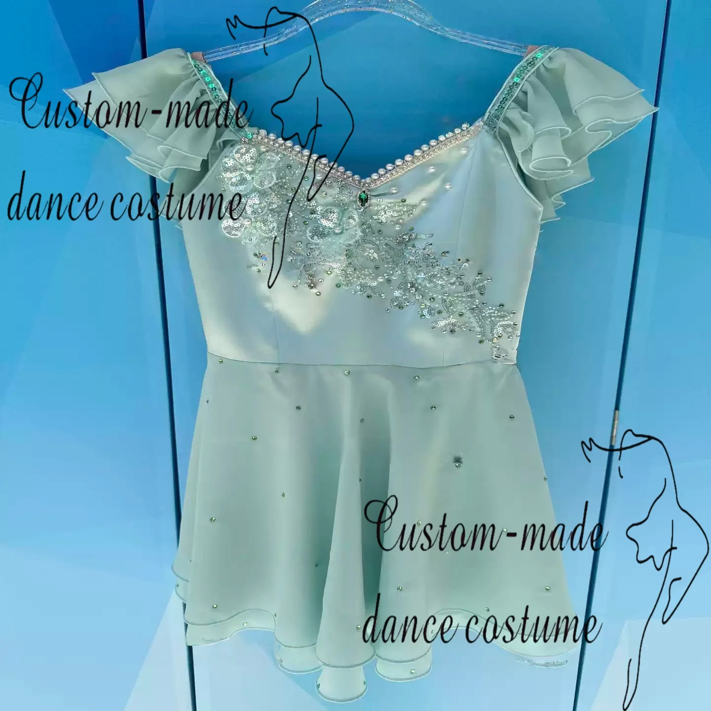 Green Magic Talisman Variations Ballet Performance Costume Customization