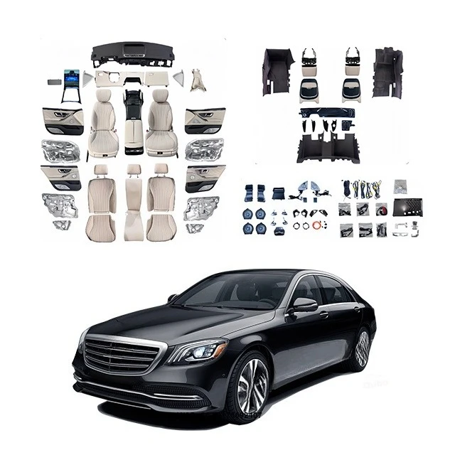 Suitable for  Benzz S-Class W221 Upgrade W223 Interior Door Panel/dashboard Assembly/middle Armrest Box Saddle