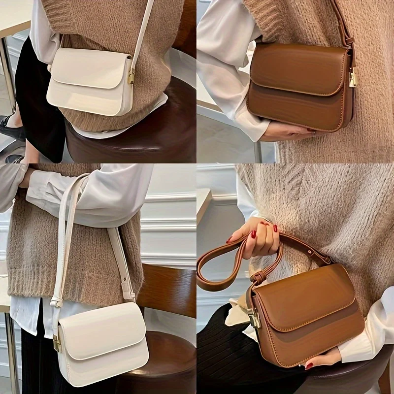 حقيبة هاتف متخصصة متعددة الوظائف بلون موحد، محفظة عصرية صفر، حقيبة سماعة الرأس، حقيبة كتف صغيرة مخصصة