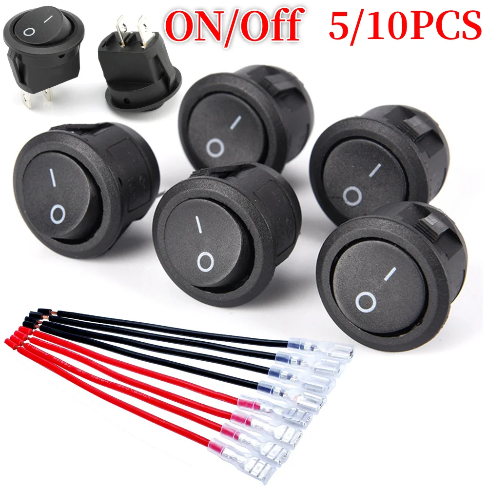 5/10PCS On/Off Roun… - image
