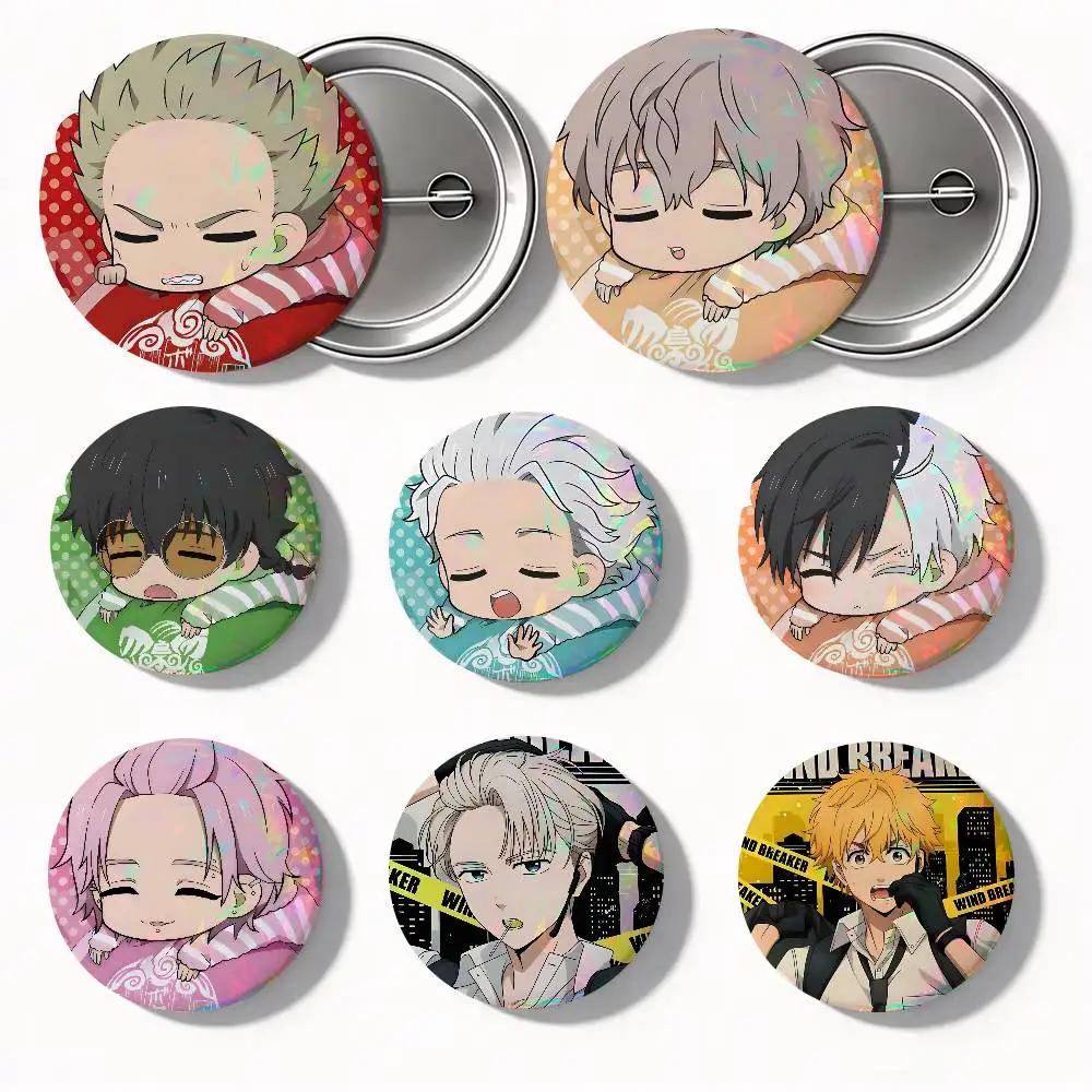 Hot Anime WIND BREAKER  Anime Figure Pin for Boys Girls Character Brooches Creative Bag Badge Fashion Jewelry Accessories