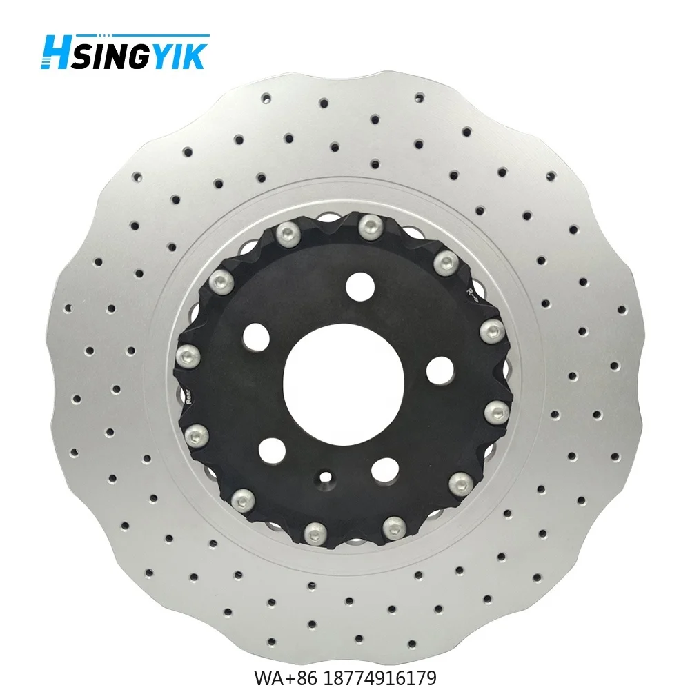 

For Corrosion Proof Front and Rear OEM 4M0615301BM Aluminum 2 Piece Floating Brake Disc for A8 Q7 Avant Quattro
