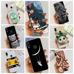 For Realme C3 Case Soft Silicone Phone Case For Oppo Realme 3 Pro RealmeC3 Fundas Capa Coque Cute Cat Lovely Astrinaut Bumper