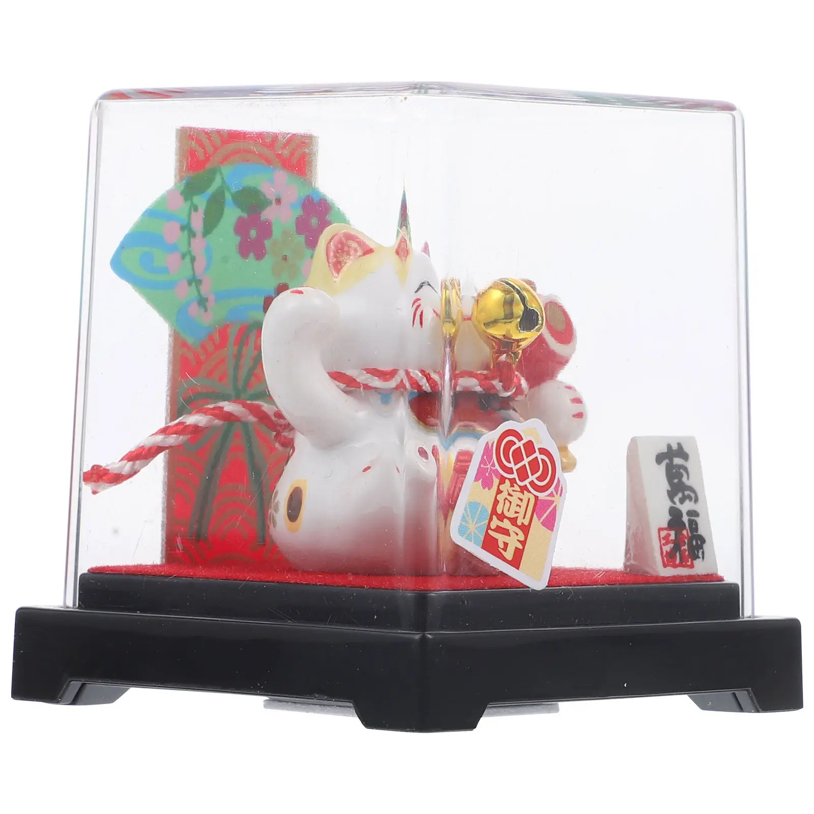 Cat Resin Craft Unique Dashboard and Desktop Decoration Japanese Style Miniature Animal Ornament Car and Home Decor