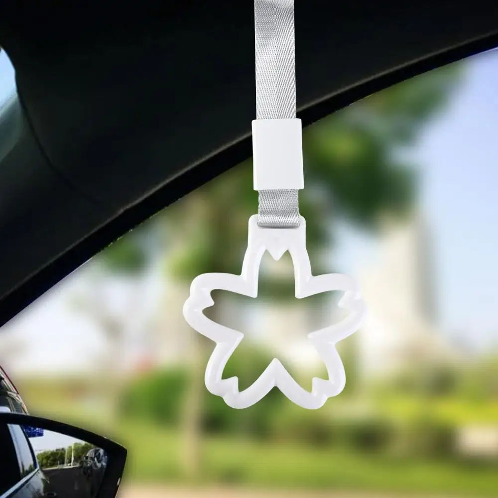 Cinturón de parachoques estático para decoración colgante de coche, suministros para pasamanos de coche, anillo de tracción de mano, correa de mango, anillo de advertencia de parachoques trasero