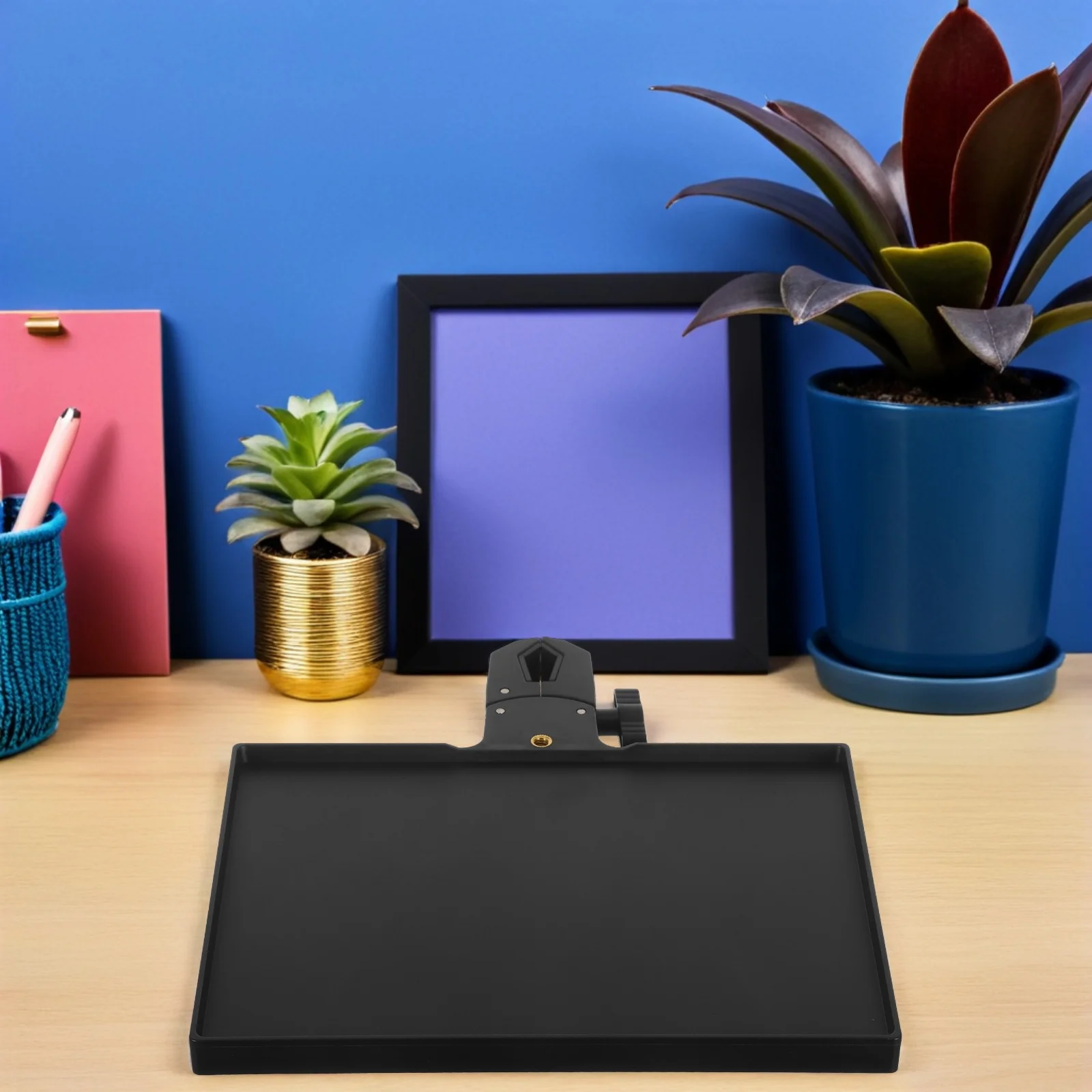 

Adjustable Clamp-on Beauty Organizer Portable Nail Table Station Tall Standing Lamp Tray Lash Tech Makeup Holder Nail Salon Tool