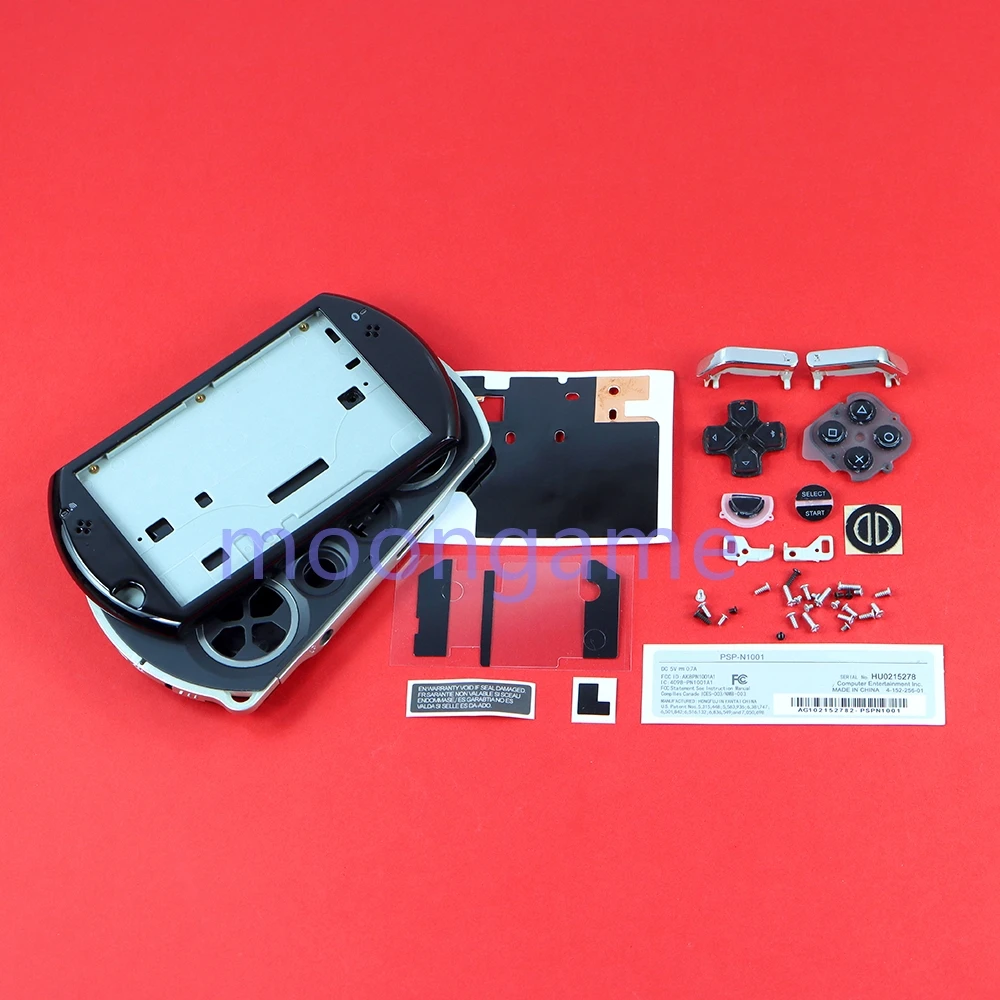 1set Full Set Housing Case For PSP Go Shell Multi-Color Complete Replacement with Buttons Kit For PSPGO