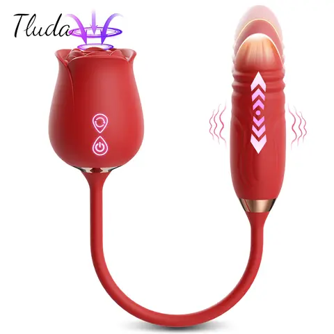Clit Sucker Vibratorr for Women Sucking Clitoris Stimulator with Thrusting Egg Female Masturbation Adult Goods sexx Toy for Women