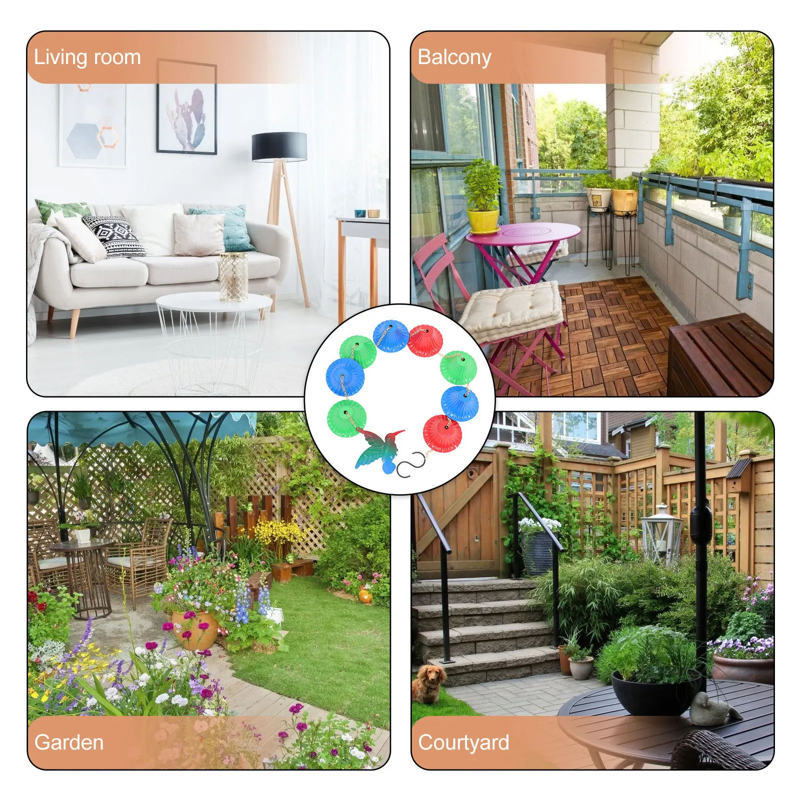 سلة الزهور سلسلة المطر لحديقة شرفة فناء ديكور خارجي المعادن مزراب ماسورة التصريف استبدال سلاسل المطر الطويلة