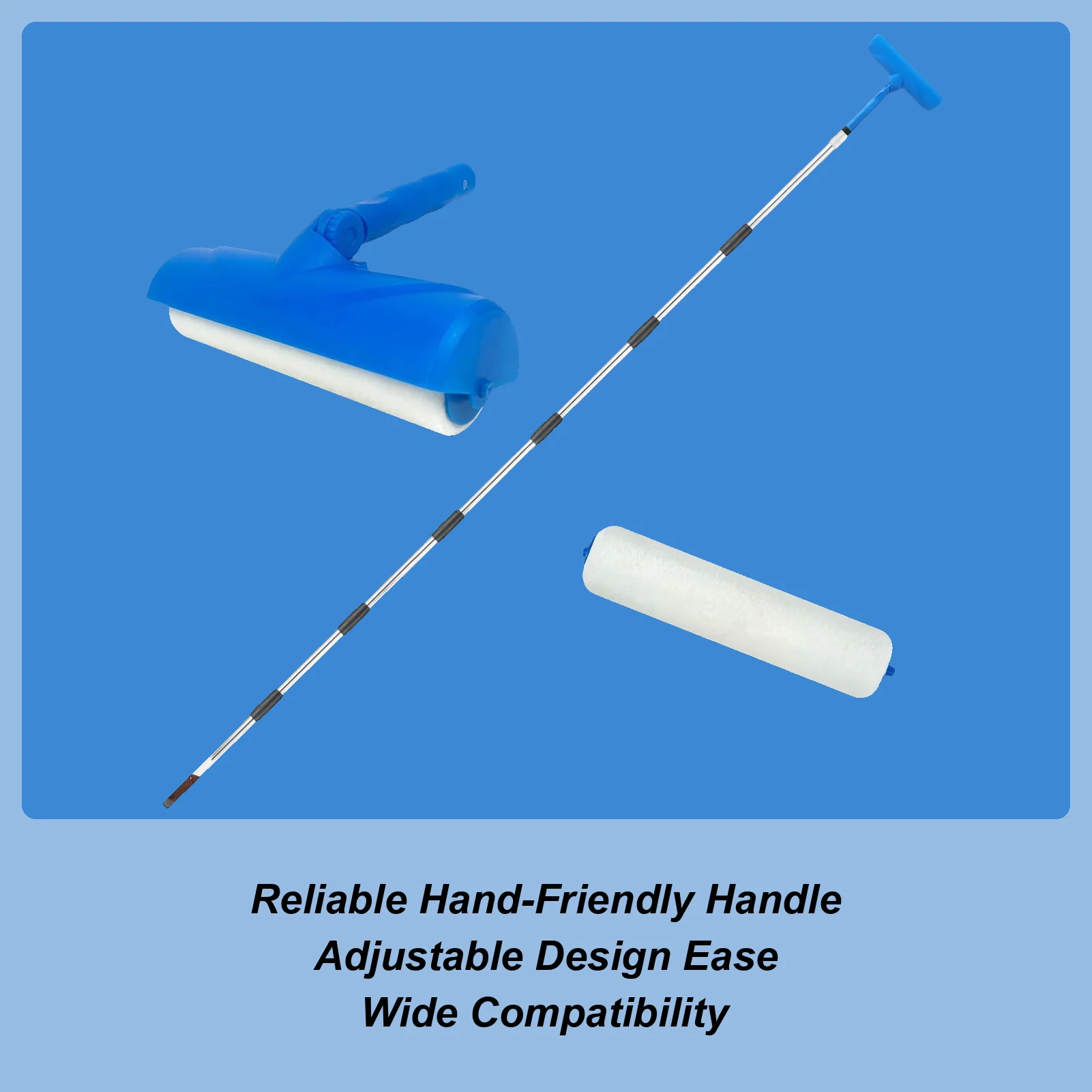 

Потолочный валик для краски, не капельный инструмент для рисования, регулируемый щит, инструмент для рисования для дома, кухни, ванной комнаты, гостиной, гаража, интерьера