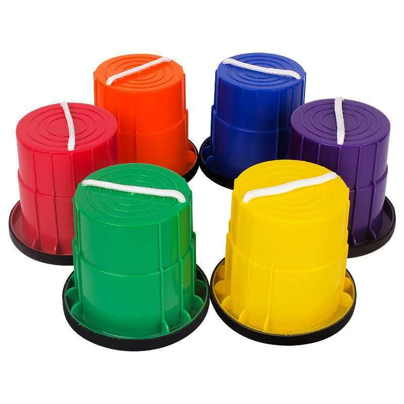 Safety Walking Stilts Balancing Bucket Cup Thickened Sensory Coordination Playground Obstacle Course Games For Kids & Adults