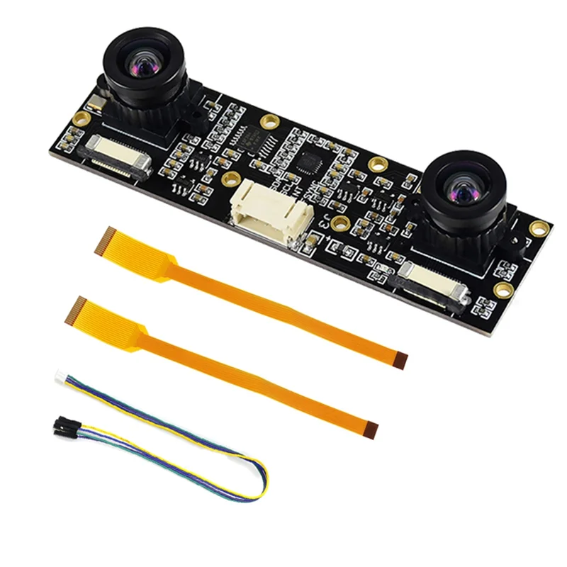 A17Z IMX219-83 Stereo Camera Binocular Camera Module, 8MP HD for Jetson Nano Development Board, Depth Sensing Cam
