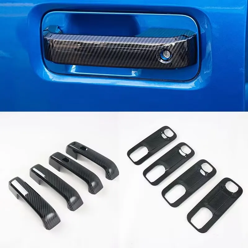 

Car Door Handle Covers For Ford F150 F-150 2015 -2020 Carbon Fiber Black Car Door Handle Cover Trim Stickers