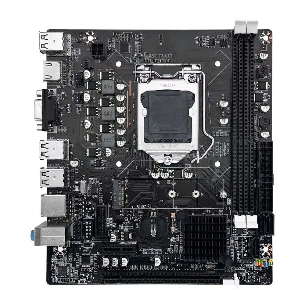 H61-K  Motherboard LGA 1155 DDR3 RAM Compatible With Intel Core CPUs 2nd And 3rd Generations Supports M.2 NVME SDD
