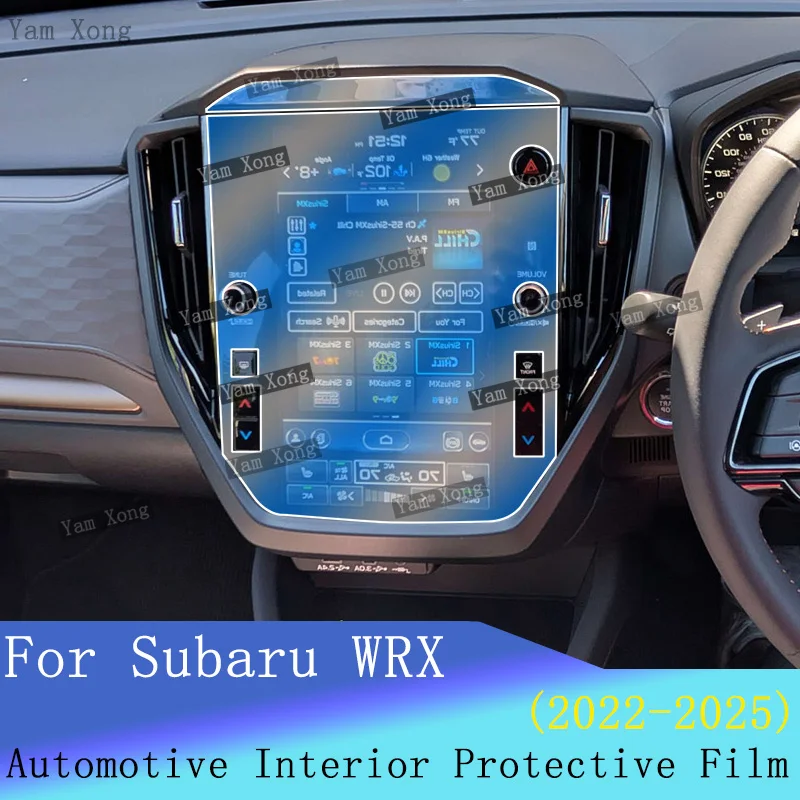 

Car navigation screen protective For Subaru WRX Full set interior Film Center Console Transparent Anti-Scratch Anti-Scratch Film