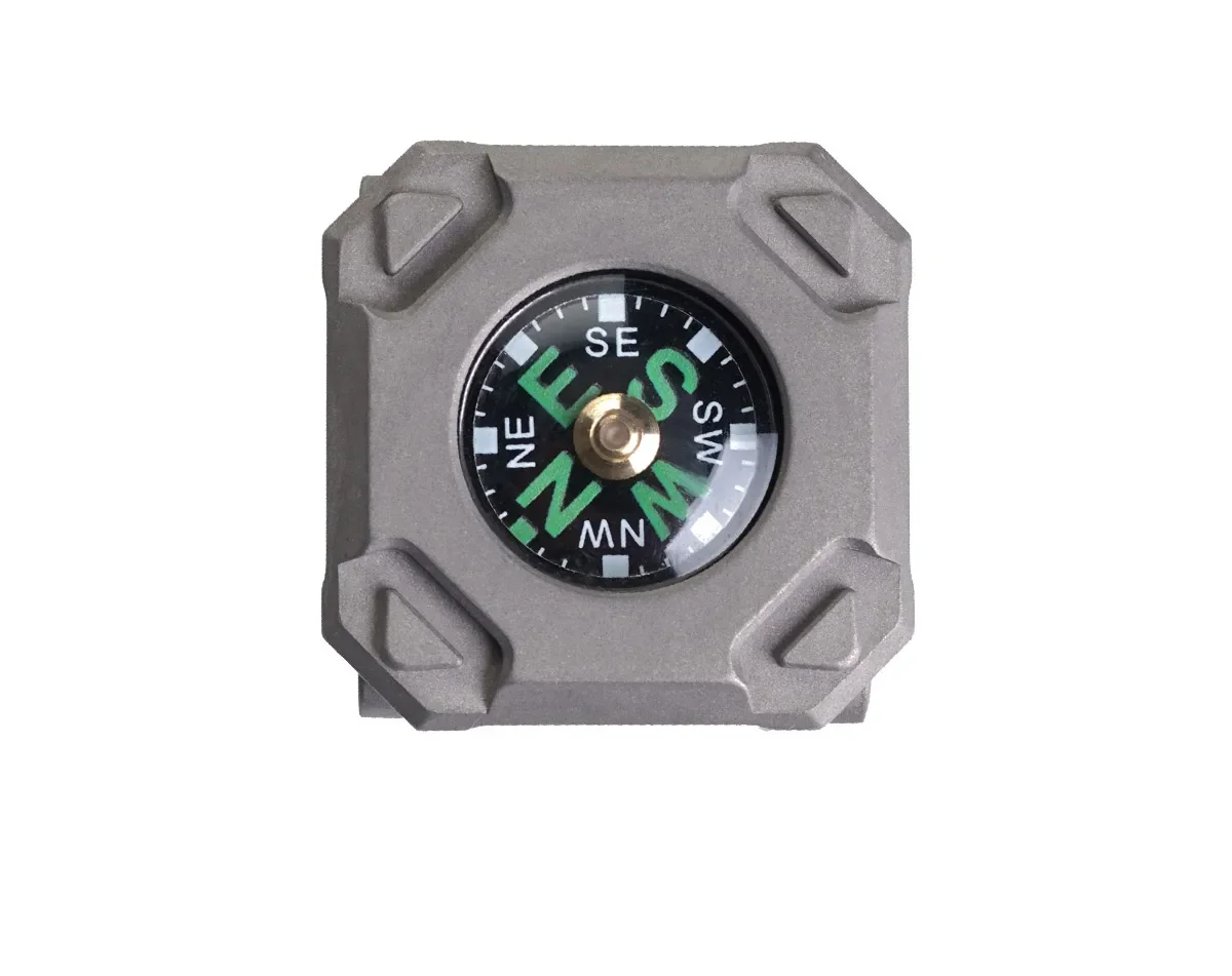 CPW Titanium watchband compass Fluorescence pointing guide Wristwatch type compass Outdoor equipment pointing navigation