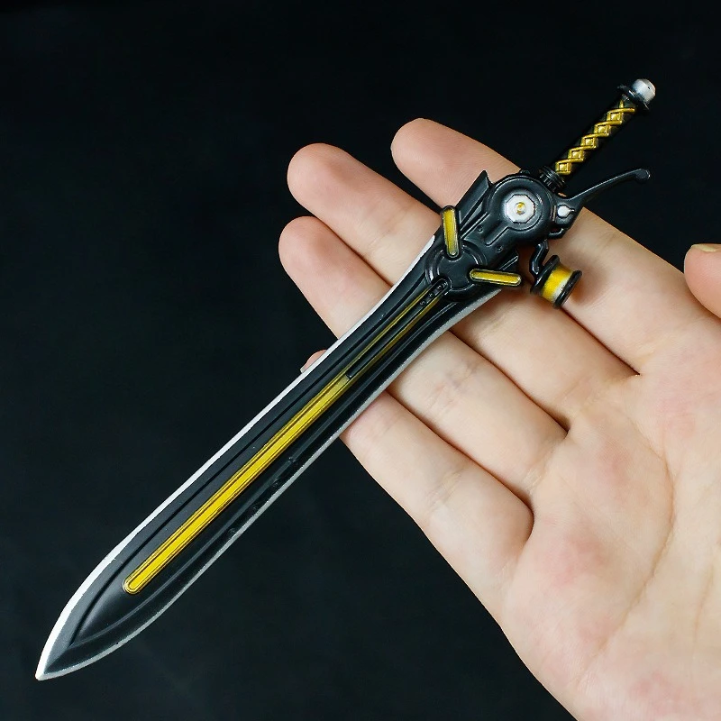 17 CM Game Peripherals Sword Metal Craft Weapons Model Collectible Desk Ornaments Creative Birthday Gifts for Boyfriend Boy Toy