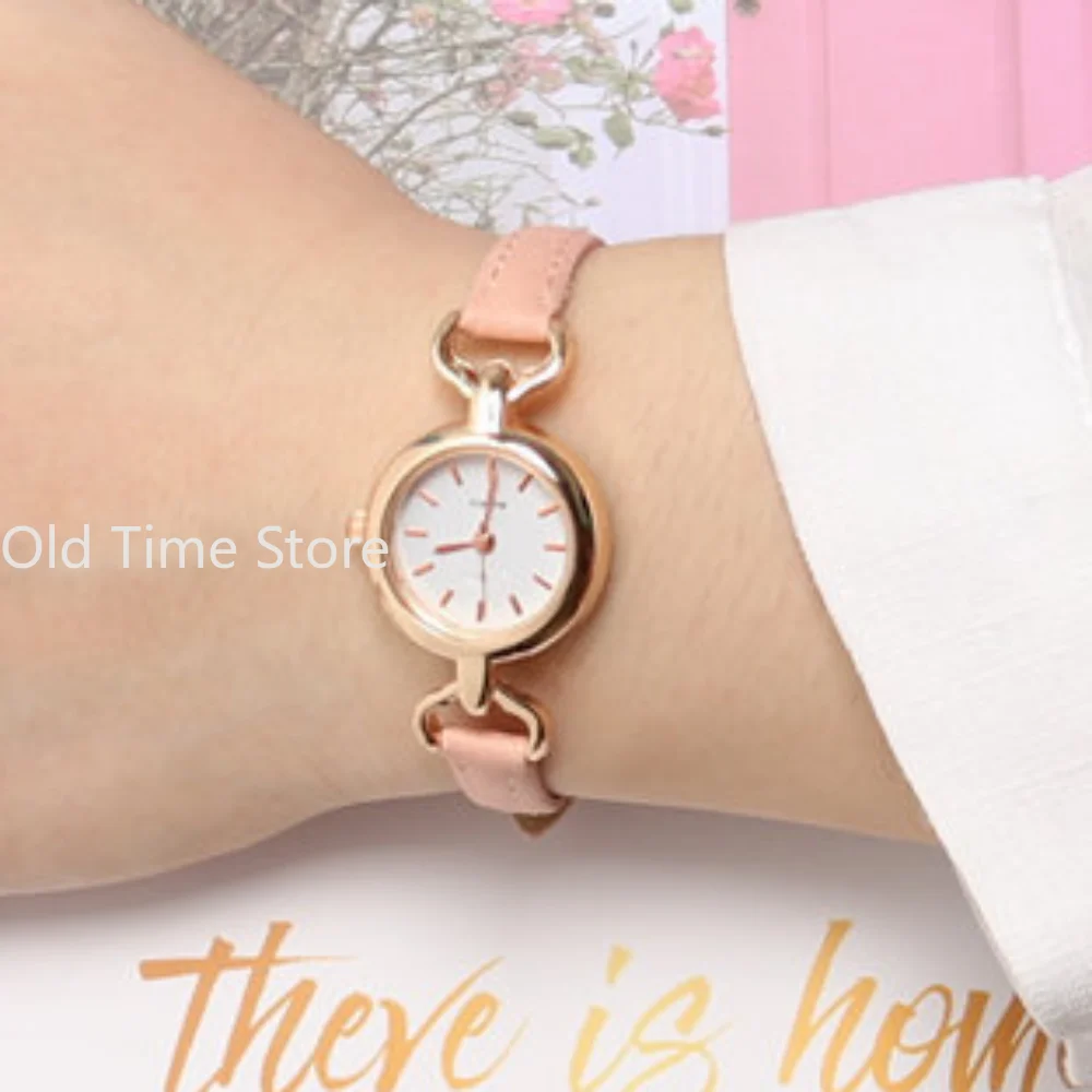 Ins kleine runde Uhr Frauen Luxus uhren Mädchen Quarz Armbanduhren Mode Geschenke Armband reloj mujer rosa relogio feminino