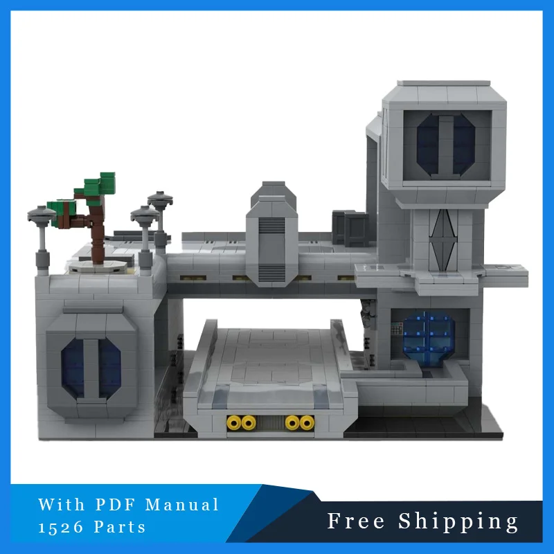 1526개 조각 MOC 전쟁 시리즈 스타 배틀 무비 유명한 포위 전투 조립 모델 키즈 DIY 퍼즐 장난감 생일 선물