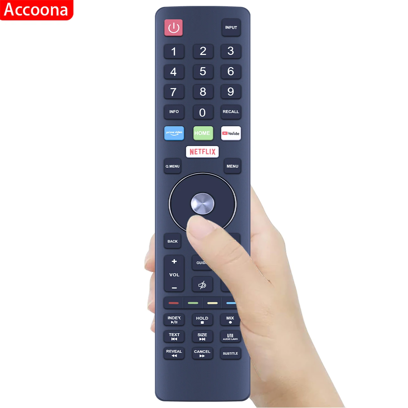 Telecomando per duAL KONKA DL-55UHDJBLS-001 smart tv