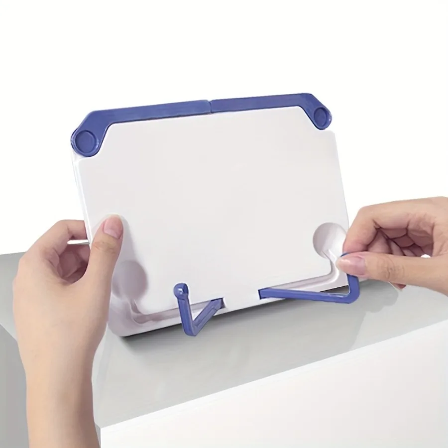 Verstellbarer Buchständerhalter, ergonomische, faltbare Desktop-Lesestütze für Studium/Musikpartituren/Lehrbücher/Zeichnen, tragbares Design
