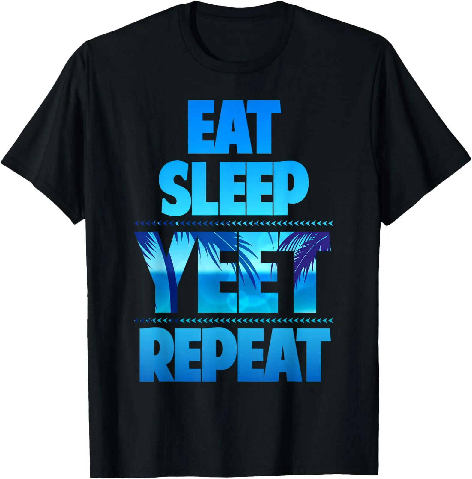 Funny Eat Sleep Yeet Repeat Vintage T Shirt s for Friends Full Size S 4XL