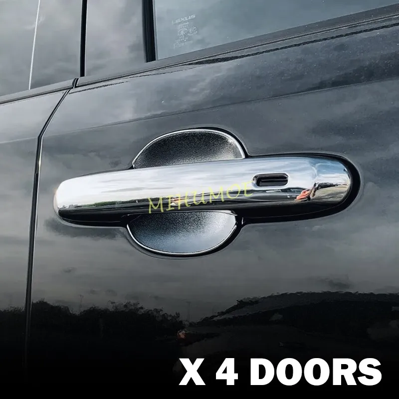 

For 2024 2025 Toyota Grand Highlander Chrome Exterior Door Handle Cup Bowl Cover Trim Sticker Car Styling