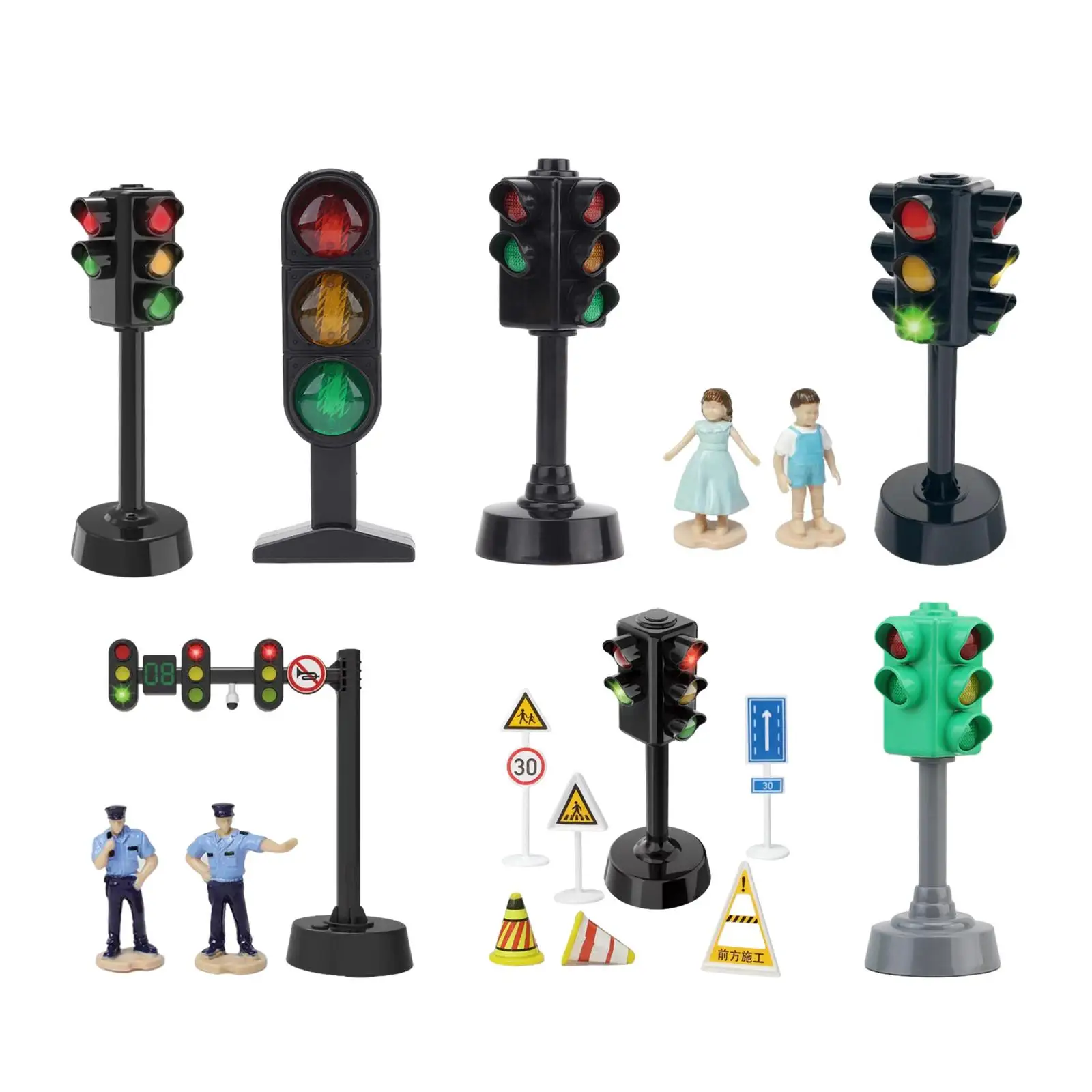 Simulated Traffic Light Pretend Toy Mini Scientific Experiment Toy