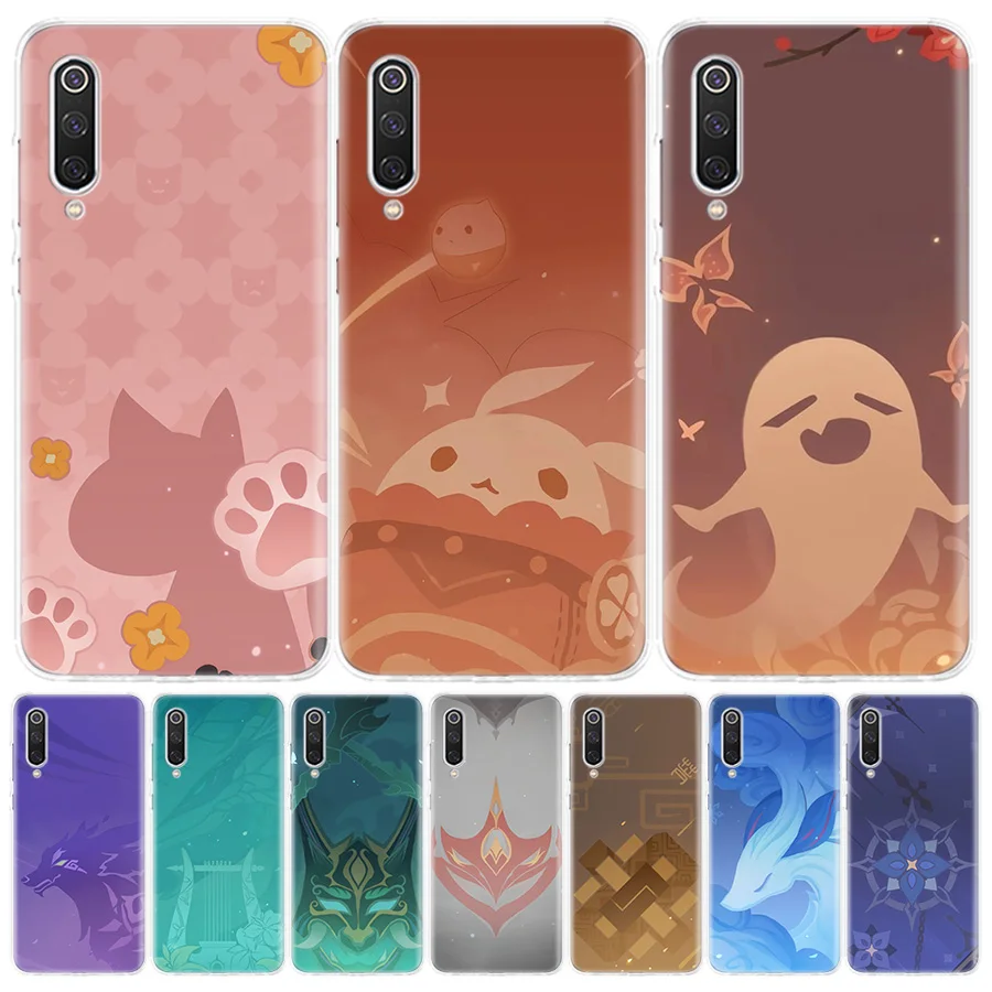 Game Genshin Impact Silicon Call Phone Case For Xiaomi Redmi Note 14 13 12 12S 11 Pro Plus 11S 10 10S 11T 11E 4G 5G Soft Cover R