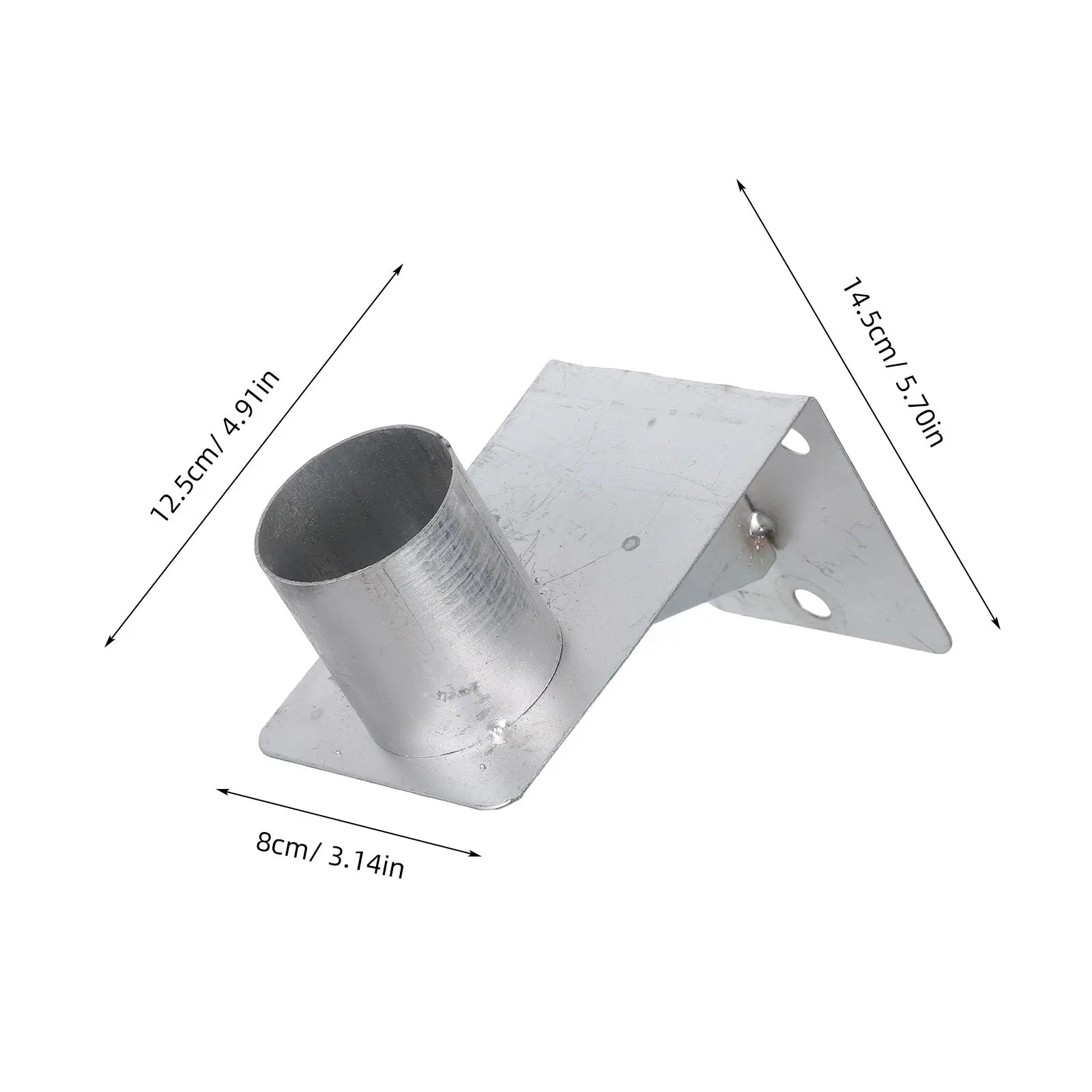 Heavy Duty Metal Bracket for Convex Mirror Wall Mount Suitable for Traffic Street Driveway Safety Wide Angle Wall Mount Retainer