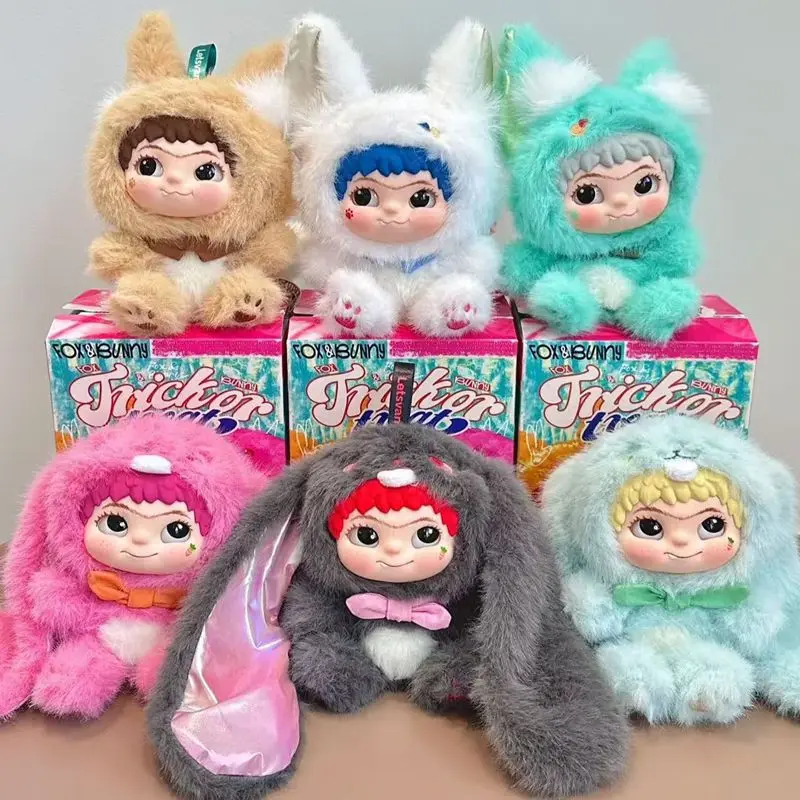 متوفر في المخزون Wakuku صندوق أعمى Wakuku V2 الثعلب أرنب خدعة مذكرات قلادة هدايا عيد الميلاد شخصيات كرتونية المرآب عدة ألعاب أطفال الدمى