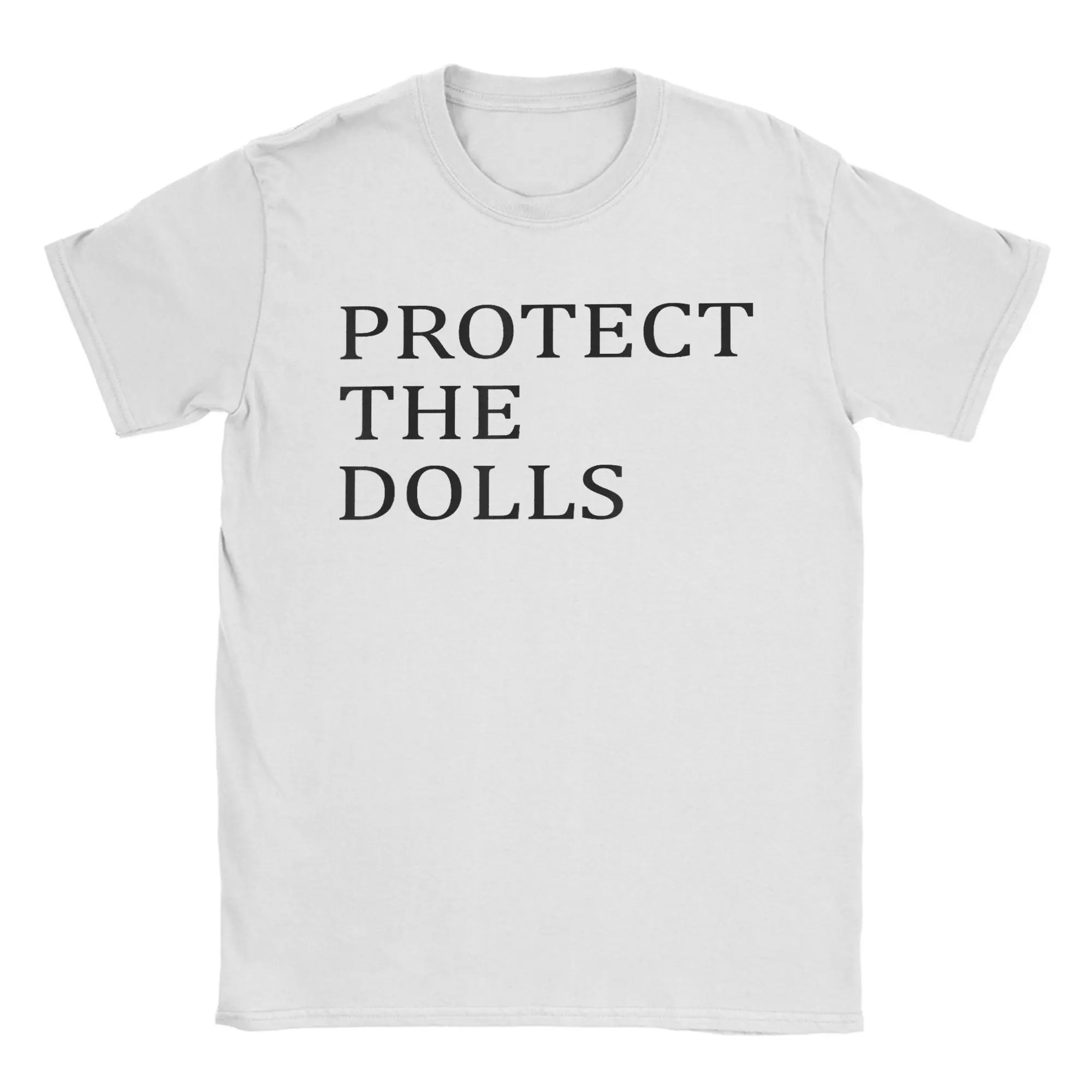

Винтажная футболка с надписью Protect The Dolls для мужчин, хлопковая футболка с круглым вырезом, футболка Solidairity для трансгендерных женщин, футболки с короткими рукавами, подарочная одежда