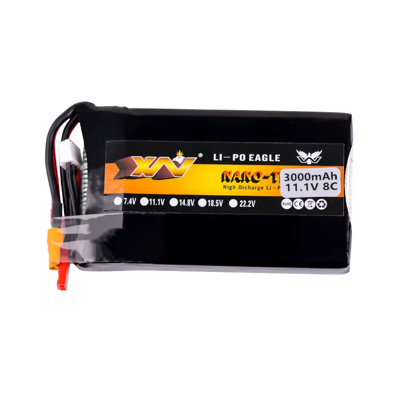 11.1V 3000mAh Lipo Battery For Radiolink RC6GS/RC4GS Transmitter Model Aircraft RC Toys Remote Control 11.1V 8C Battery