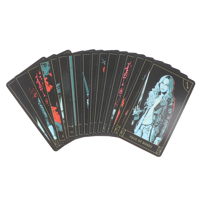 Supernatural Tarot Deck and Guidebook Card Game Gift With Pdf Guidebook Card Game Board Game 78 Cards Beginners