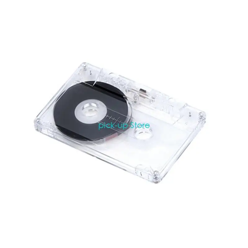 Cinta cassette en blanco Q5WA para grabación sonido realista transparente 45/60/90 minutos
