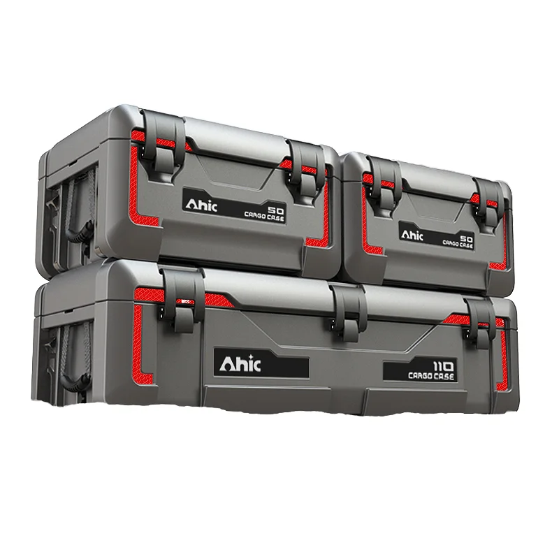 

Tool Box TH110 110L HDPE Waterproof Dustproof Outdoor Car Roof Luggage SUV Roof Rack Camping Box Box