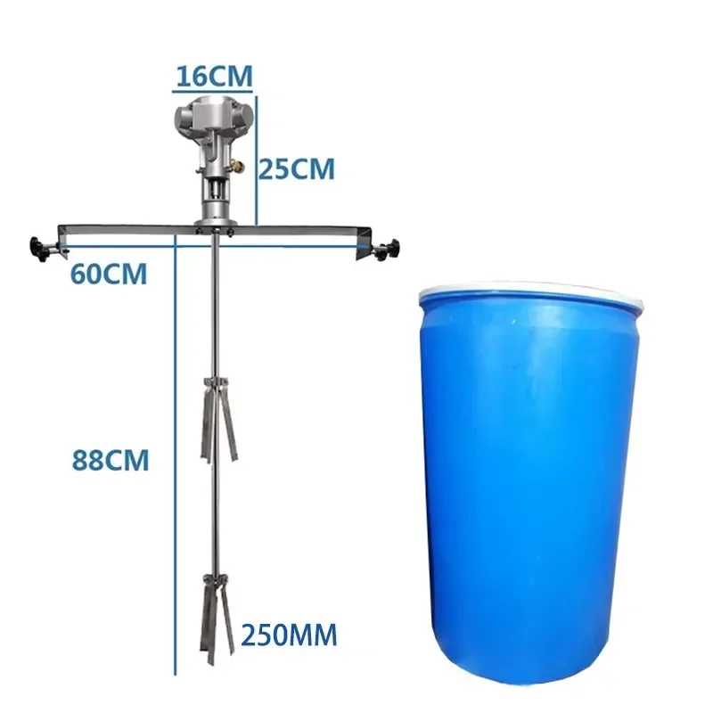 Powerful Power, Stable Output 200L Pneumatic Mixer, to Meet Your Industrial Needs