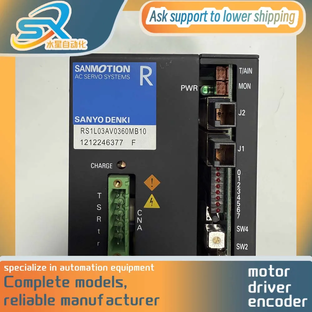 

SANYO DENKI AC Servo Driver RS1L03AV0360MB10 RS2A03LBAA0 Primary Source of Goods Works Well