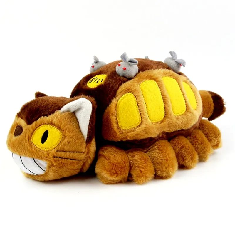 

New 30cm Cute Cartoon Animation Bus cat Doll Soft Plush Animal Toys Stuffed Kawaii Gift Toys For Children