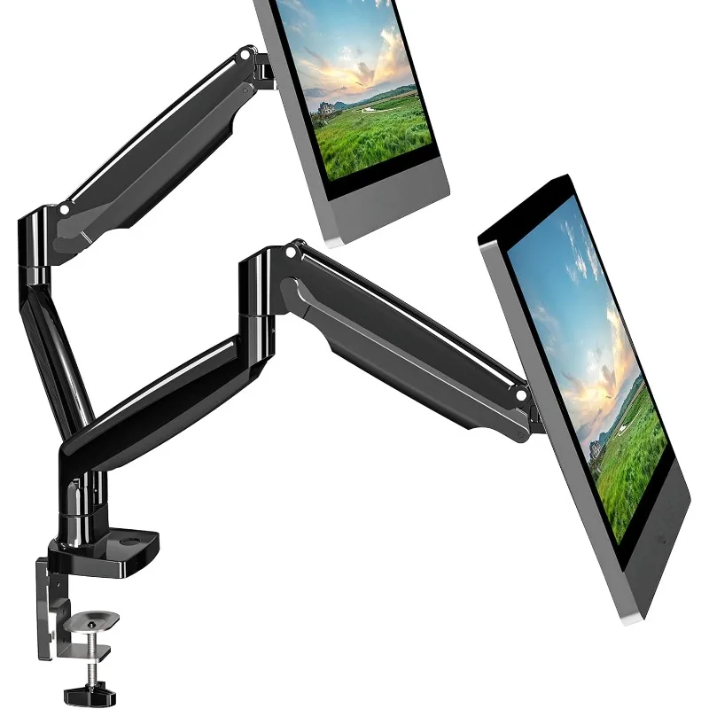 

Dual Monitor Mount, Dual Monitor Desk Mount for Two Ultrawide 22"-34" Flat/Curved Computer Screens