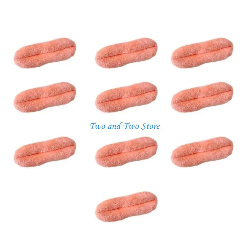 HX6F 20/10 قطعة أفخم عيون/الفم شكل بقع DIY قفازات دمية ظهره المفاتيح أدوات